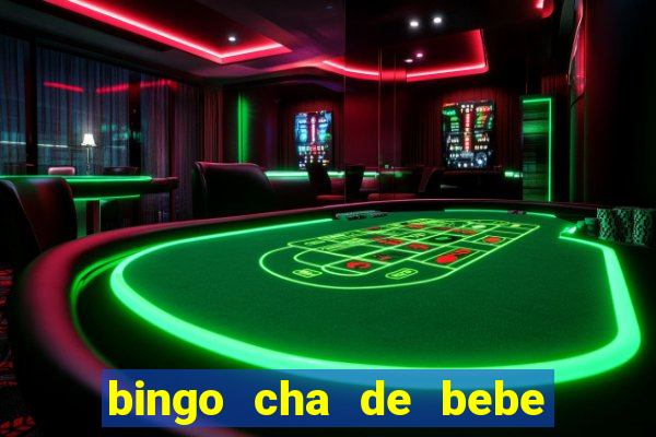 bingo cha de bebe cartelas para imprimir